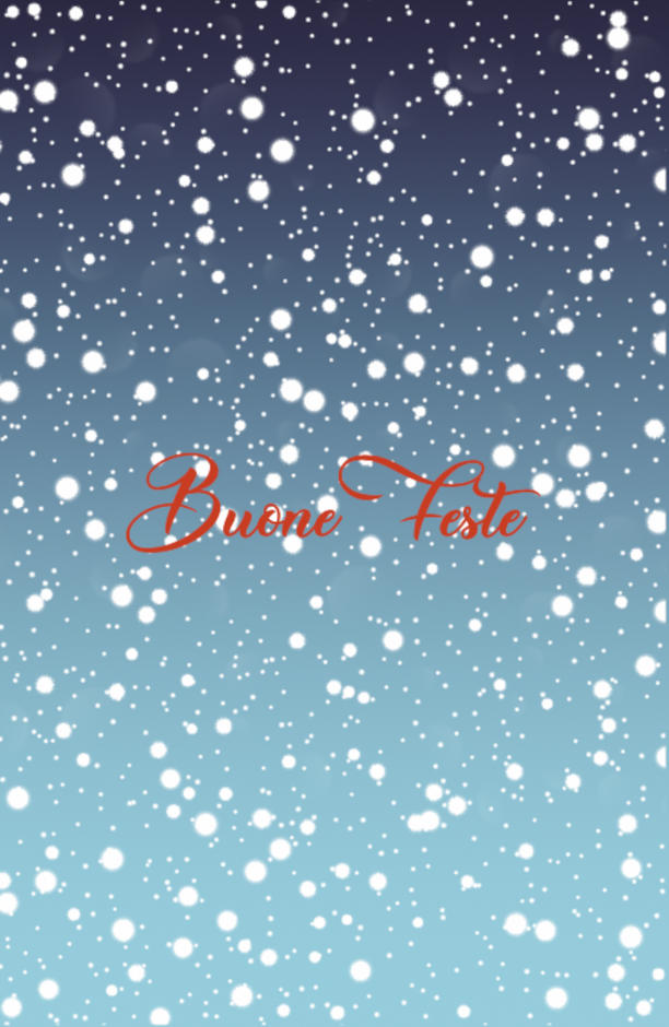 biglietto di auguri per il Natale buone feste